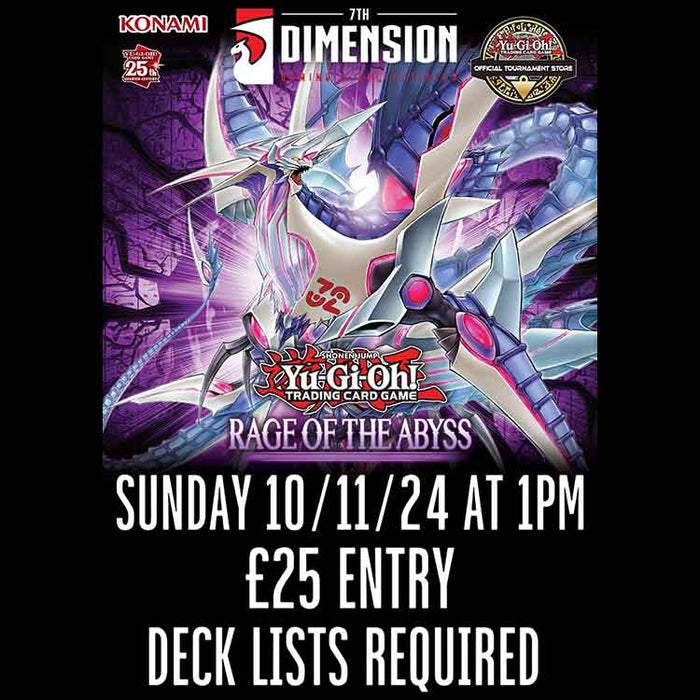 Yu-Gi-Oh! OTS Championship Rage of the Abyss Ticket