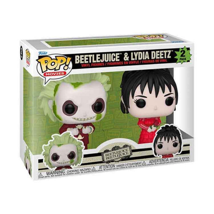 Funko POP Movies: BJ 2 2pk - Beetlejuice & Lydia Deetz