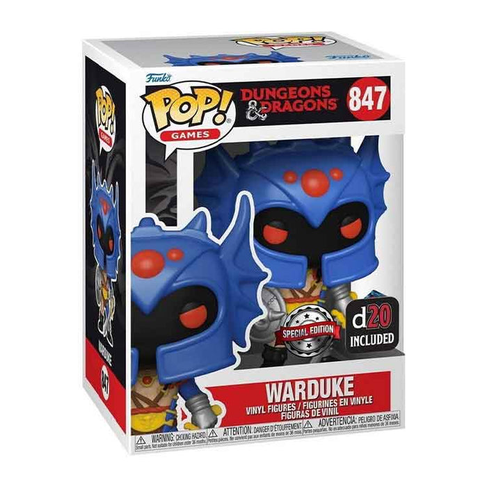 Funko Dungeons & Dragons Pop & Dice Vinyl Figure Warduke (MT) Exclusive Edition